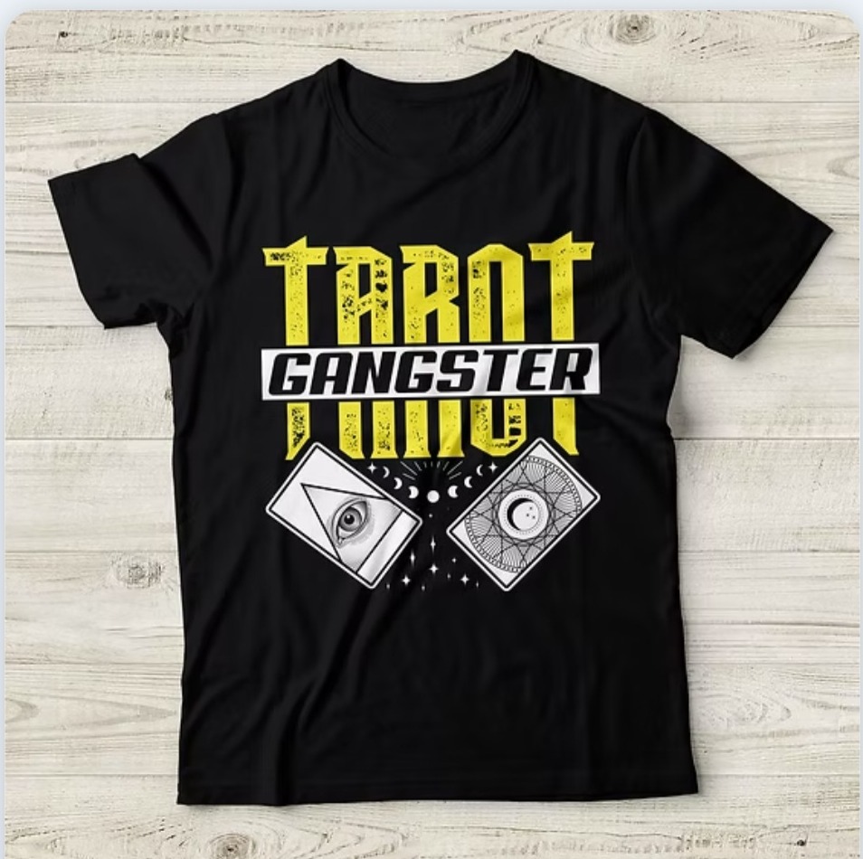Tarot Gangster T-Shirt — official Psychic Diva merch